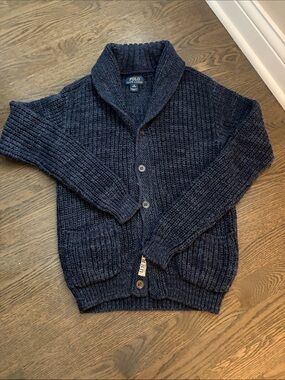 Polo by Ralph Lauren Dark Navy Shawl Collar Cardigan